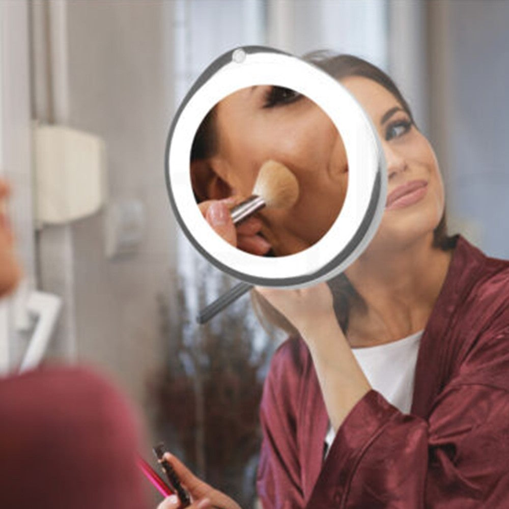 10X Magnifying Makeup Vanity Mirror with LED Lights