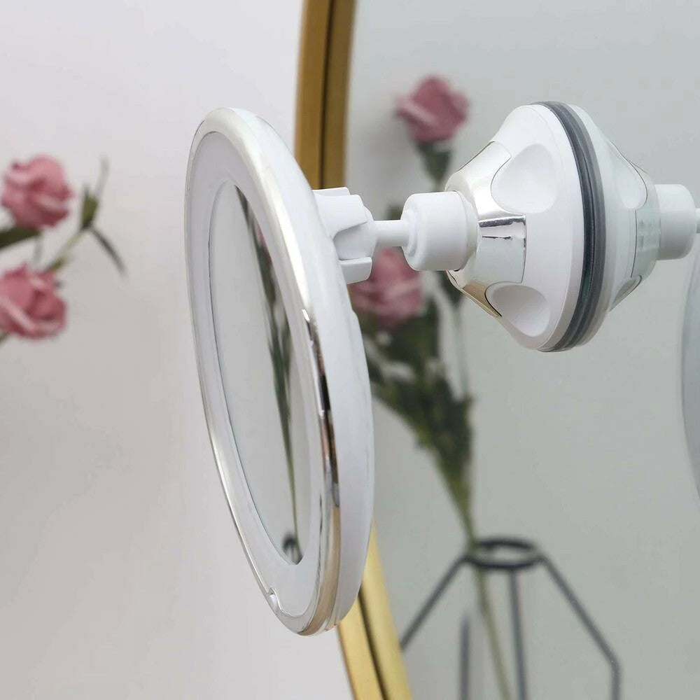 10X Magnifying Makeup Vanity Mirror with LED Lights