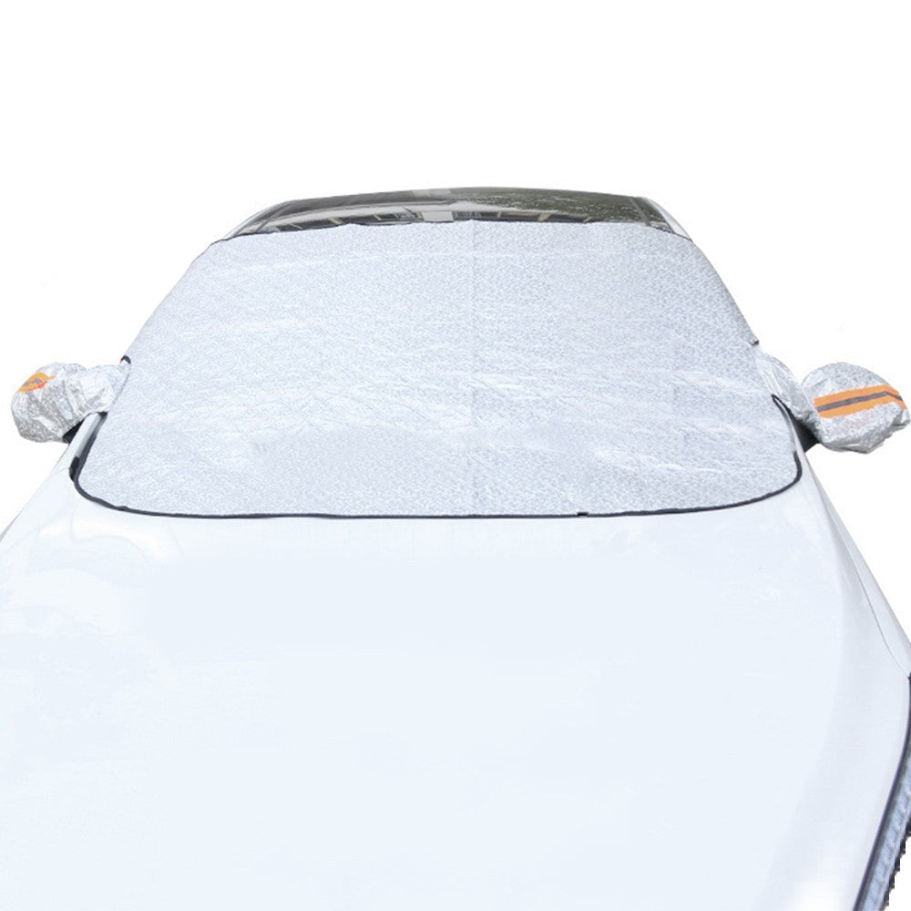 250x110cm Magnetic Car Windshield Cover with Rearview Mirror Covers Car Front Windscreen Cover Anti Frost Snow Cover