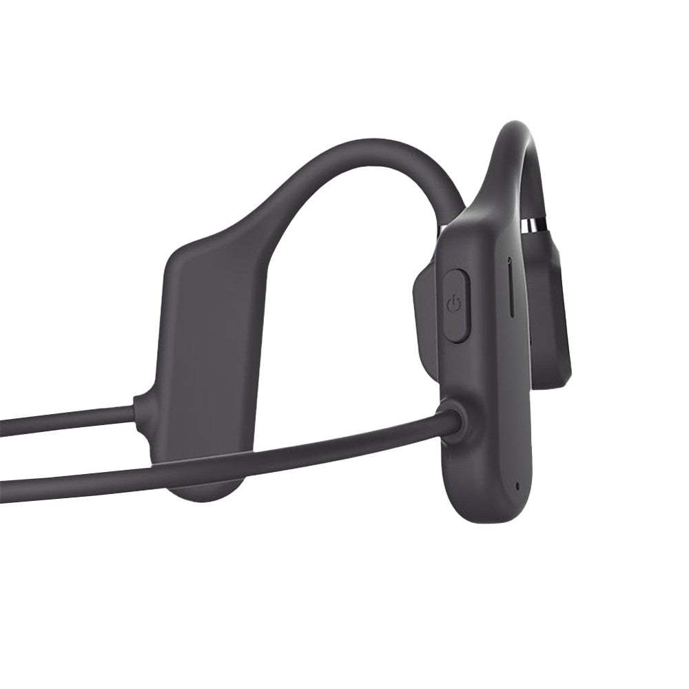 Wireless Bluetooth Bone Conduction Headphones Sports Ear Hook Earphones Black