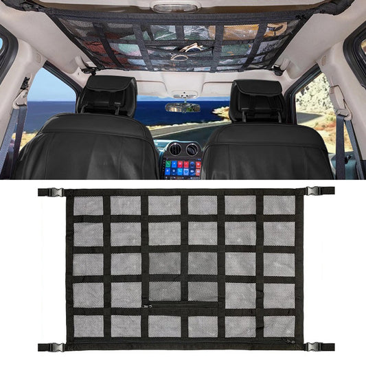 Universal Car Roof Ceiling Storage Bag Net Pouch Ceiling Organizer Pocket L Size