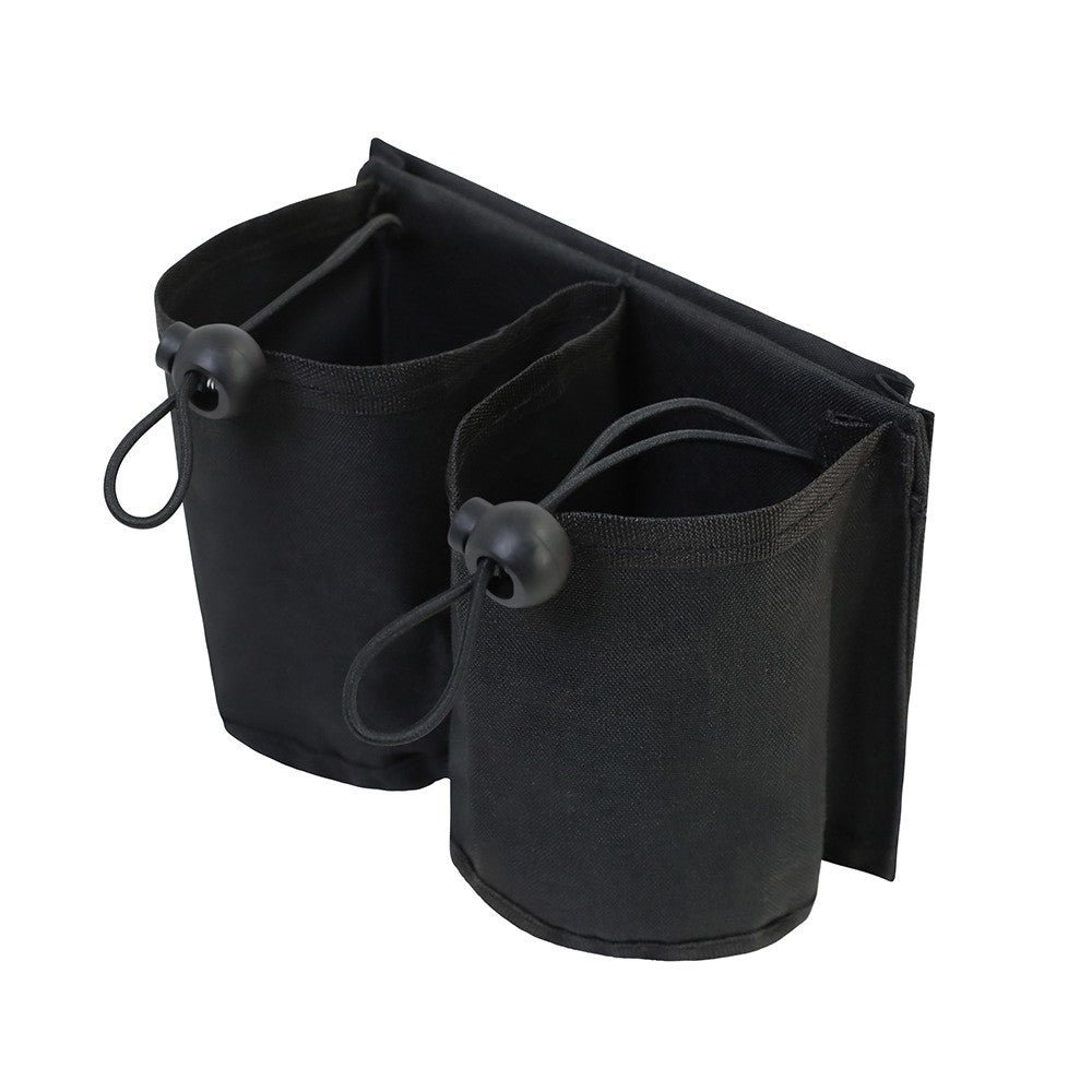 Luggage Travel Cup Holder Bag Suitcase Handles Drink Caddy Cup Carrier for Drinks Mobile Phone Black