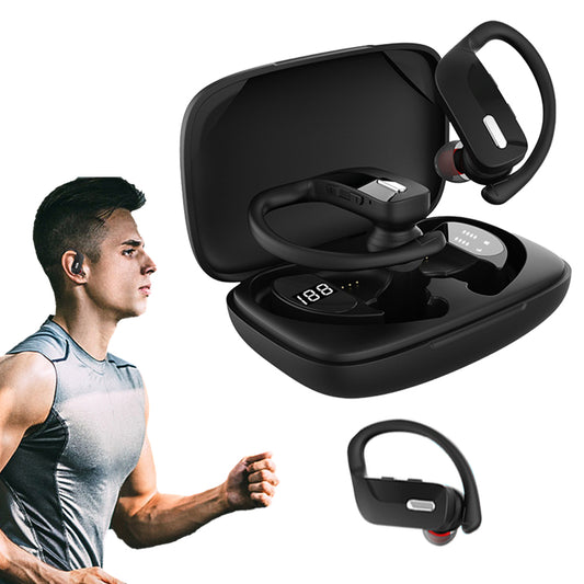 Bluetooth Headphones Wireless Earphones Sport Gym Earbuds with Charging Case