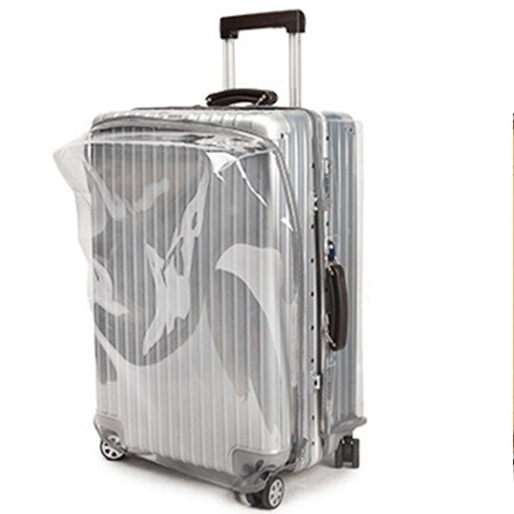 Zippered Clear PVC Suitcase Cover Luggage Cover Luggage Protector for 24 Inch Suitcase