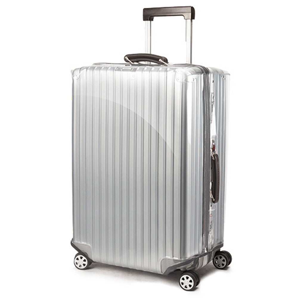 Zippered Clear PVC Suitcase Cover Luggage Cover Luggage Protector for 24 Inch Suitcase