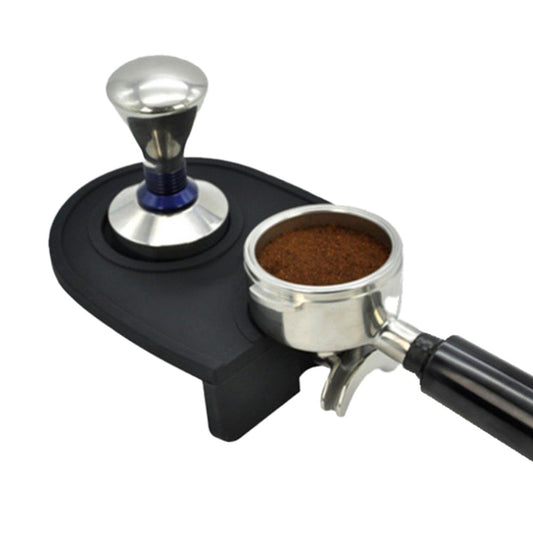 12.5x14cm Espresso Tamper Mat Silicone Coffee Tamper Pad Anti-Slip Coffee Tamping Pad