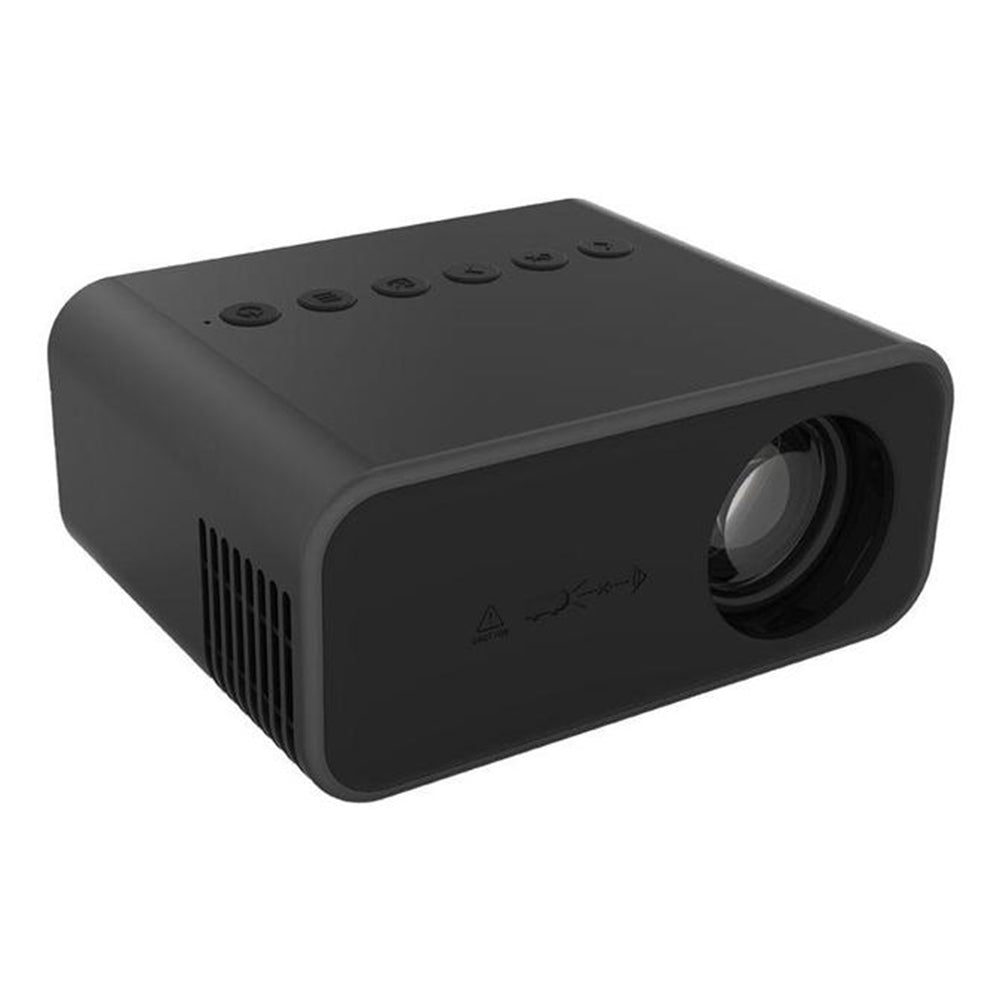 240P Portable USB Mini Projector Home Projector Movie Video Projector Black