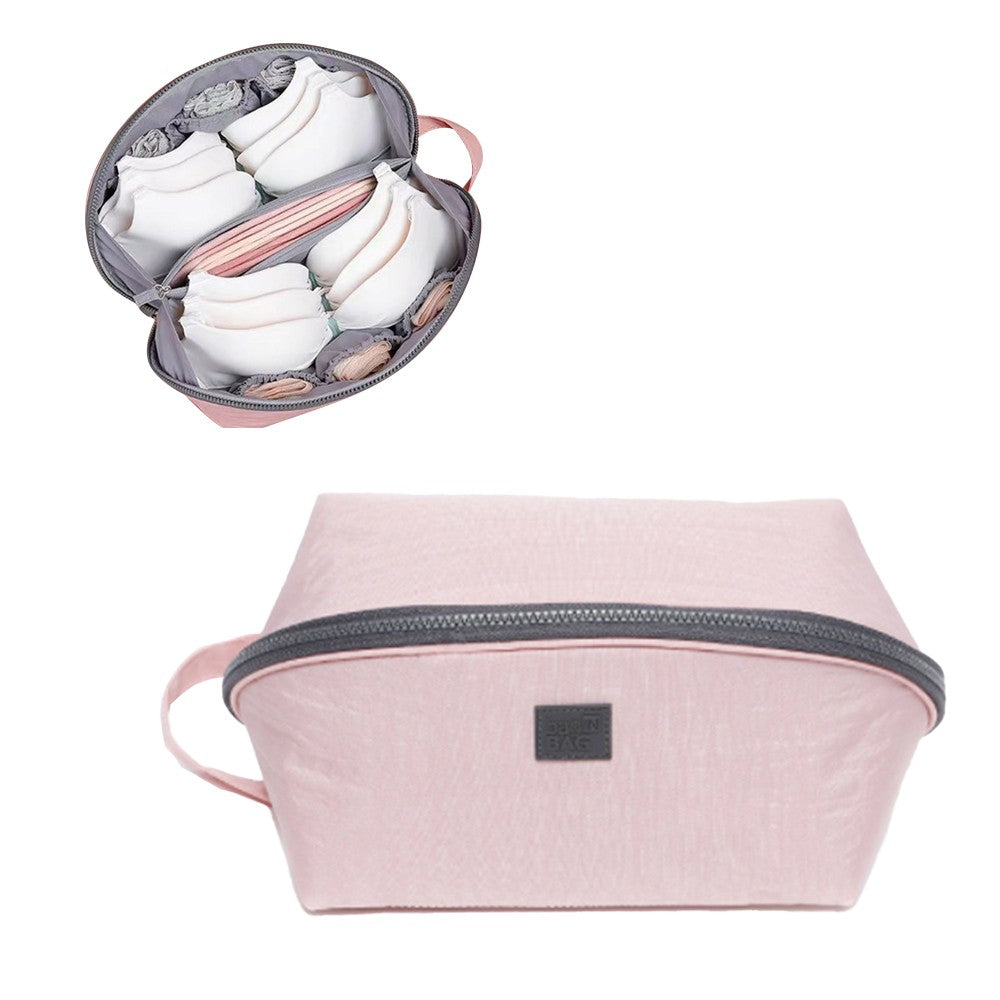 Travel Underwear Storage Bag Portable Bra Packing Organizer Lingerie Pouch Pink