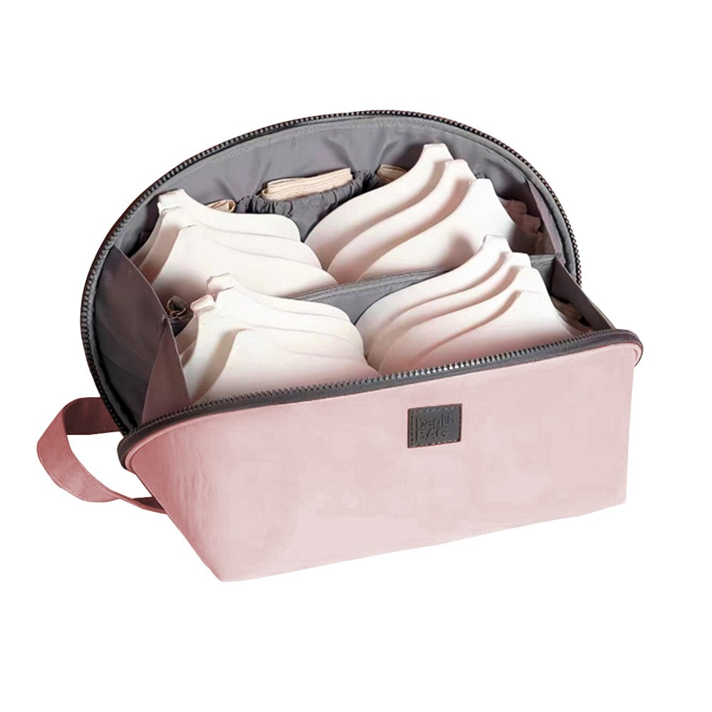 Travel Underwear Storage Bag Portable Bra Packing Organizer Lingerie Pouch Pink