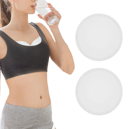 1 Pair of Reusable Castor Oil Breast Pack Castor Oil Breast Wrap Pad Breast Care Aids White