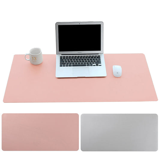 90x40CM Double Sided PU Leather Desk Pad Mouse Pad Computer Keyboard Laptop Mat