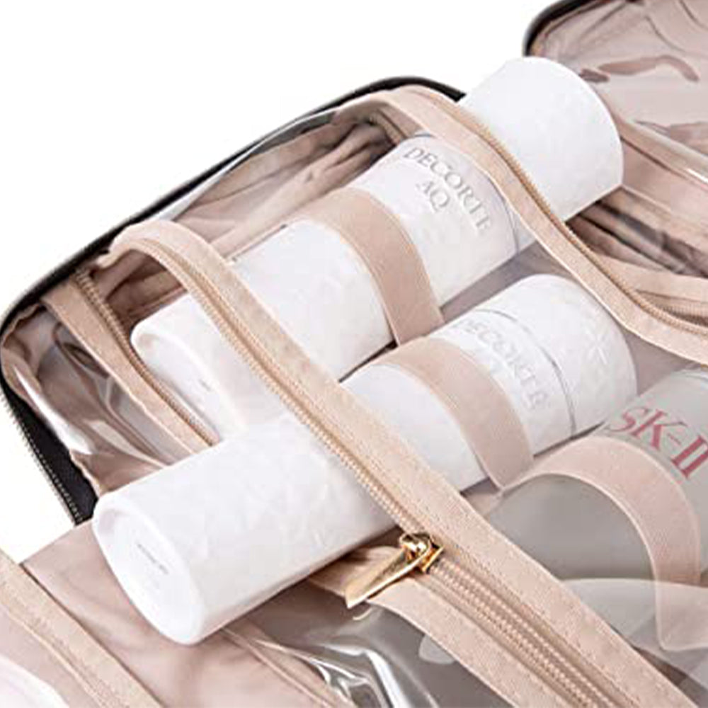 Cosmetic Organiser Hanging Travel Toiletry Bag Makeup Bag for Travel Pink