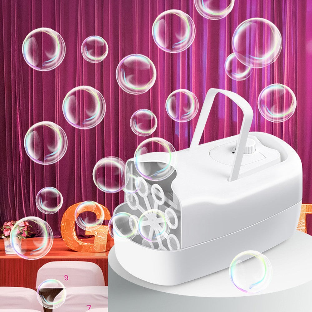 Electric Bubble Machine Automatic Bubble Blower Stage Effect Bubble Maker