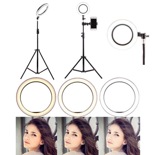 Makeup LED Ring Light with Tripod Stand and Cell Phone Holder