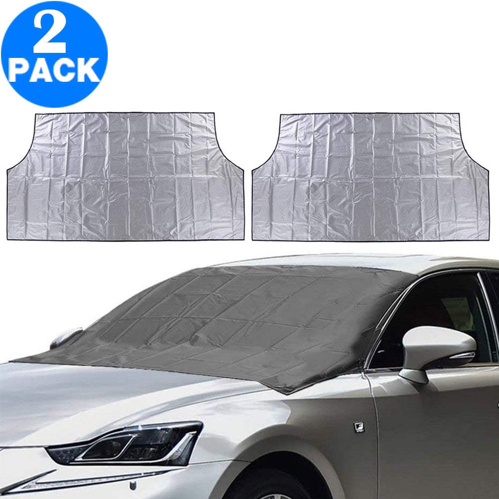 2 X Magnetic Windscreen Sunshade Covers