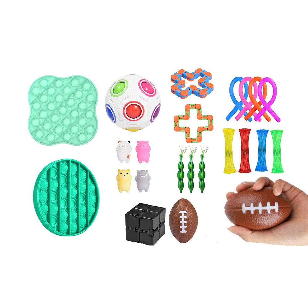 22 Pieces Stress Relief Tools Set Toys Kit