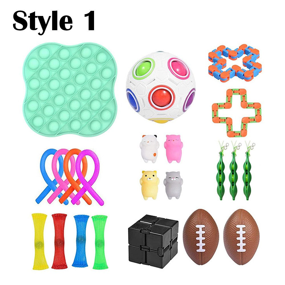 22 Pieces Stress Relief Tools Set Toys Kit