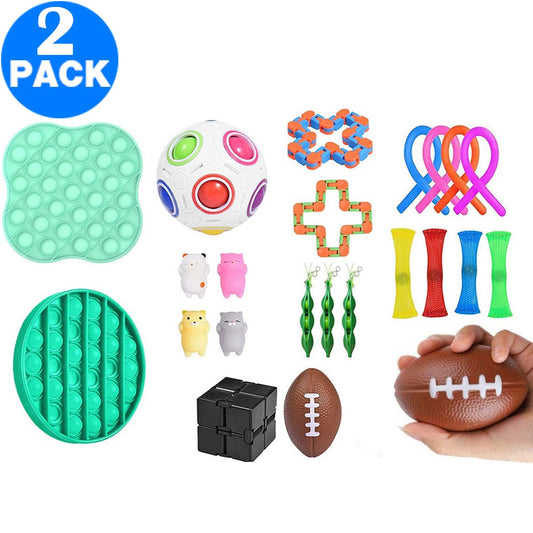 2 X 22 Pieces Stress Relief Tools Set Toys Kit