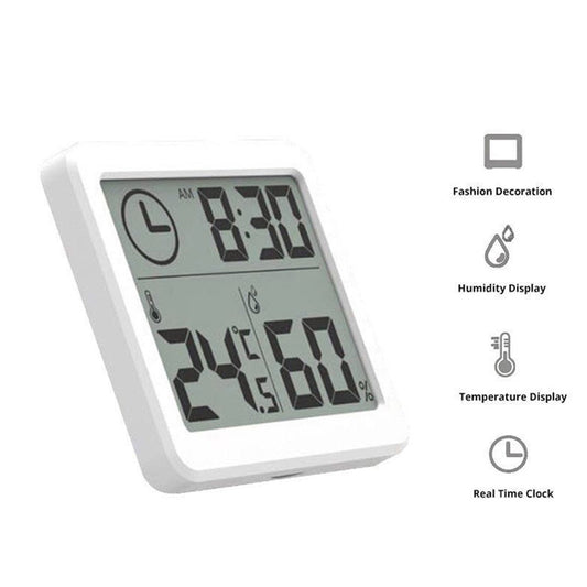 LCD Display Digital Hygrometer Indoor Thermometer Humidity Monitor