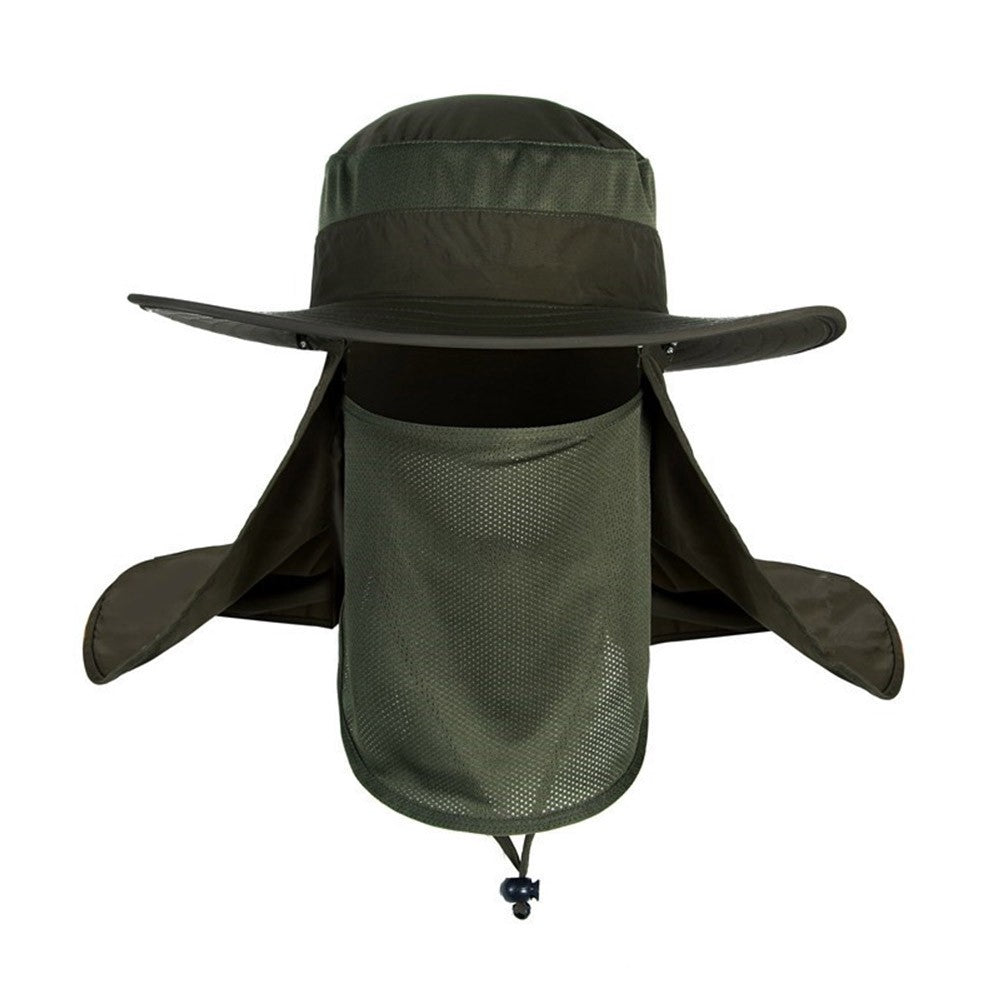 Unisex Fishing Cap Flap Hat Outdoor Sun Protection Hat Wide Brim Flap Cover Hat Breathable Summer Hat