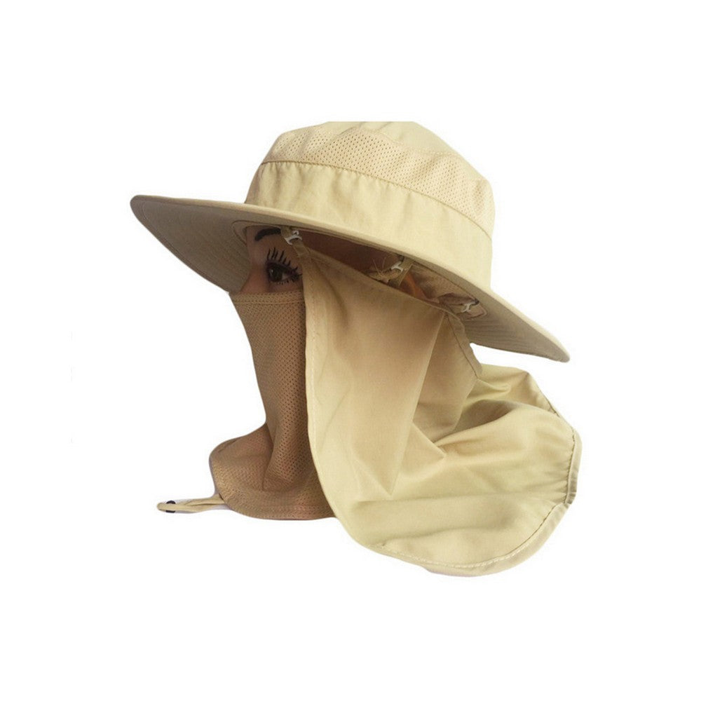 Unisex Fishing Cap Flap Hat Outdoor Sun Protection Hat Wide Brim Flap Cover Hat Breathable Summer Hat