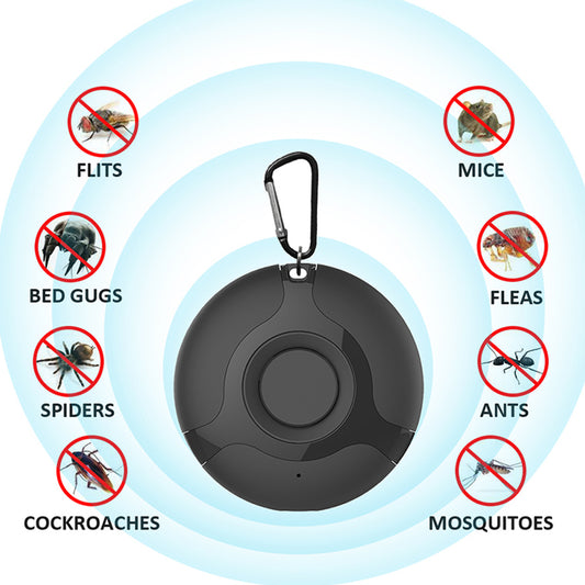 Ultrasonic Pest Mosquito Repeller USB Rechargeable Mouse Reject Repeller Portable Insect Repellent Quiet Mosquito Repellent Device