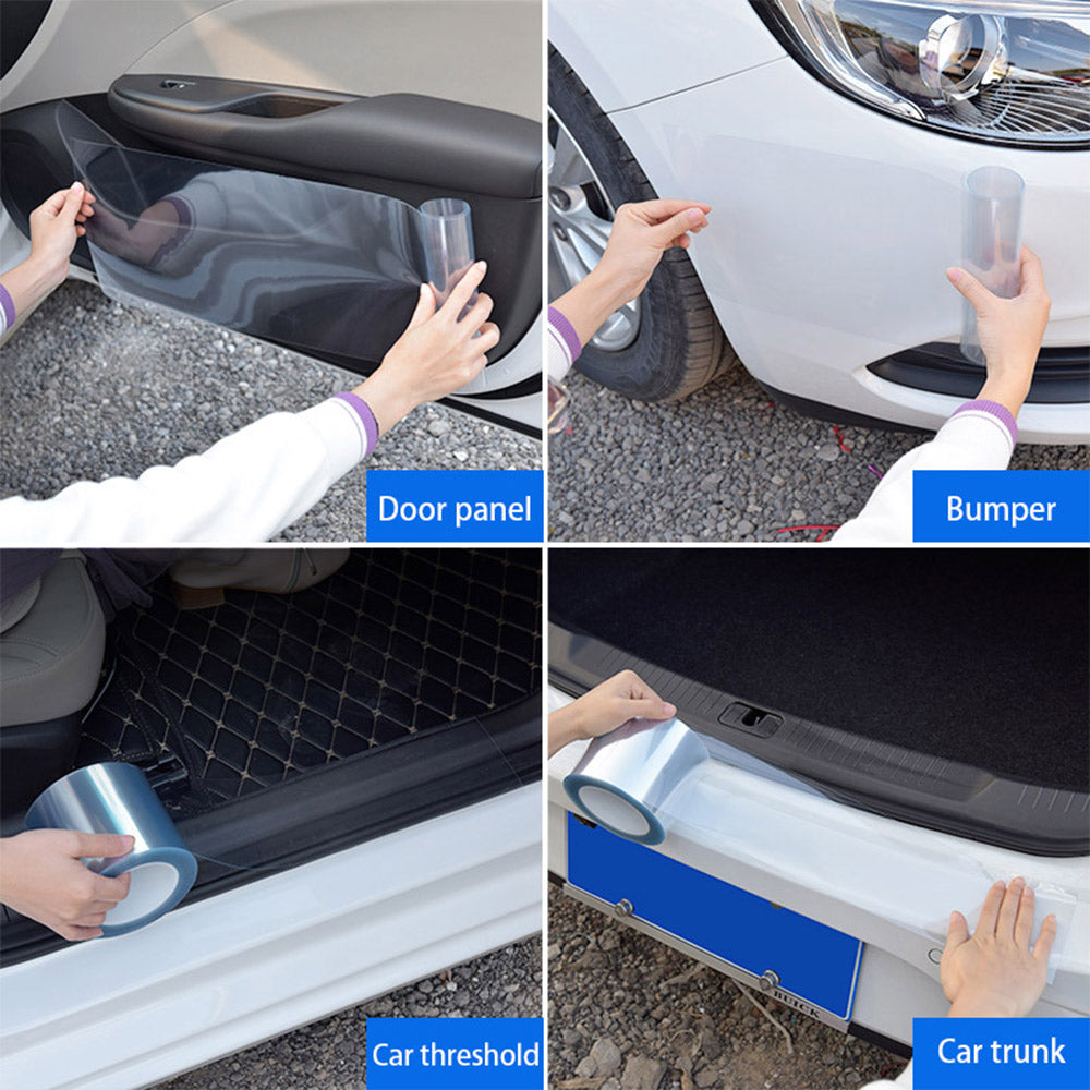 2 Rolls 15 x 100cm Car Protection Films Anti-Scratch Paint Protective Film Sticker