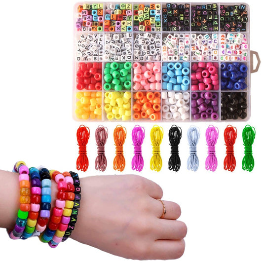 DIY Bracelet Making Kit Bracelet Making Beads Set DIY Bracelet Craft Handmade Craft Supplies Kids Toys