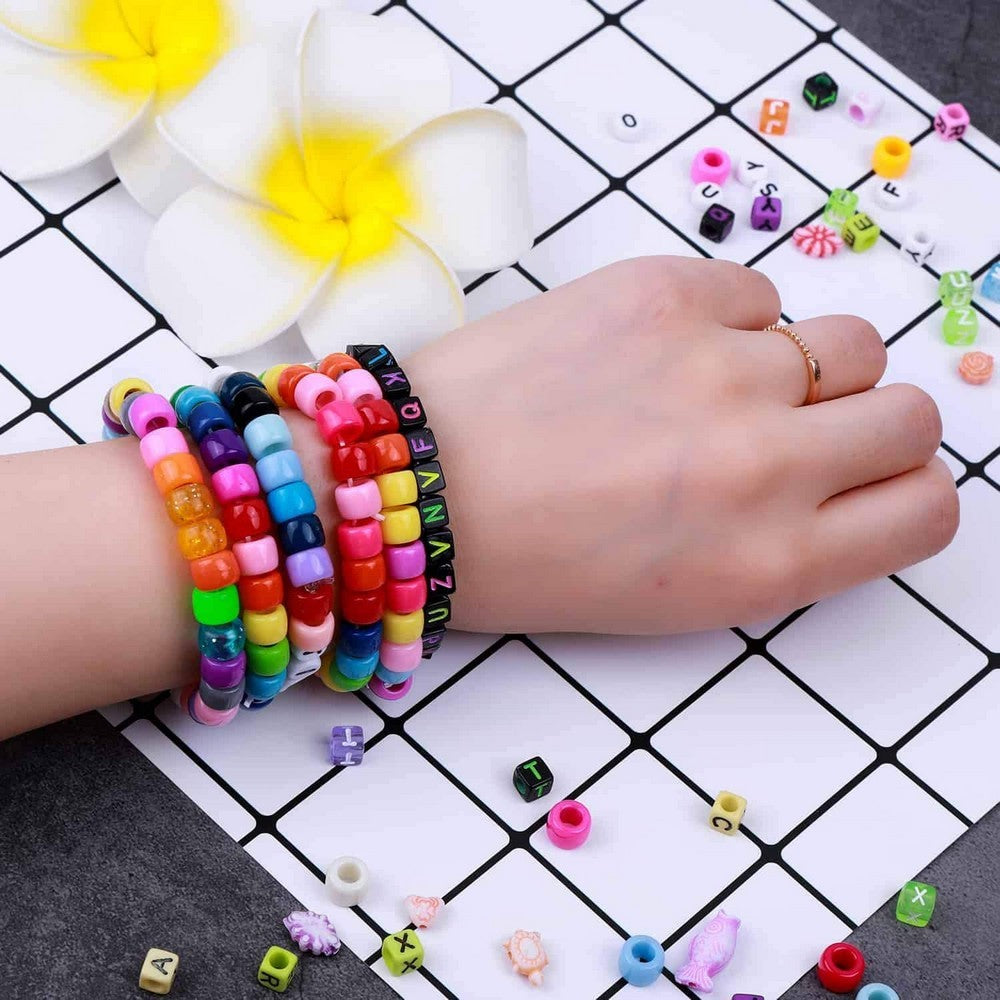 DIY Bracelet Making Kit Bracelet Making Beads Set DIY Bracelet Craft Handmade Craft Supplies Kids Toys