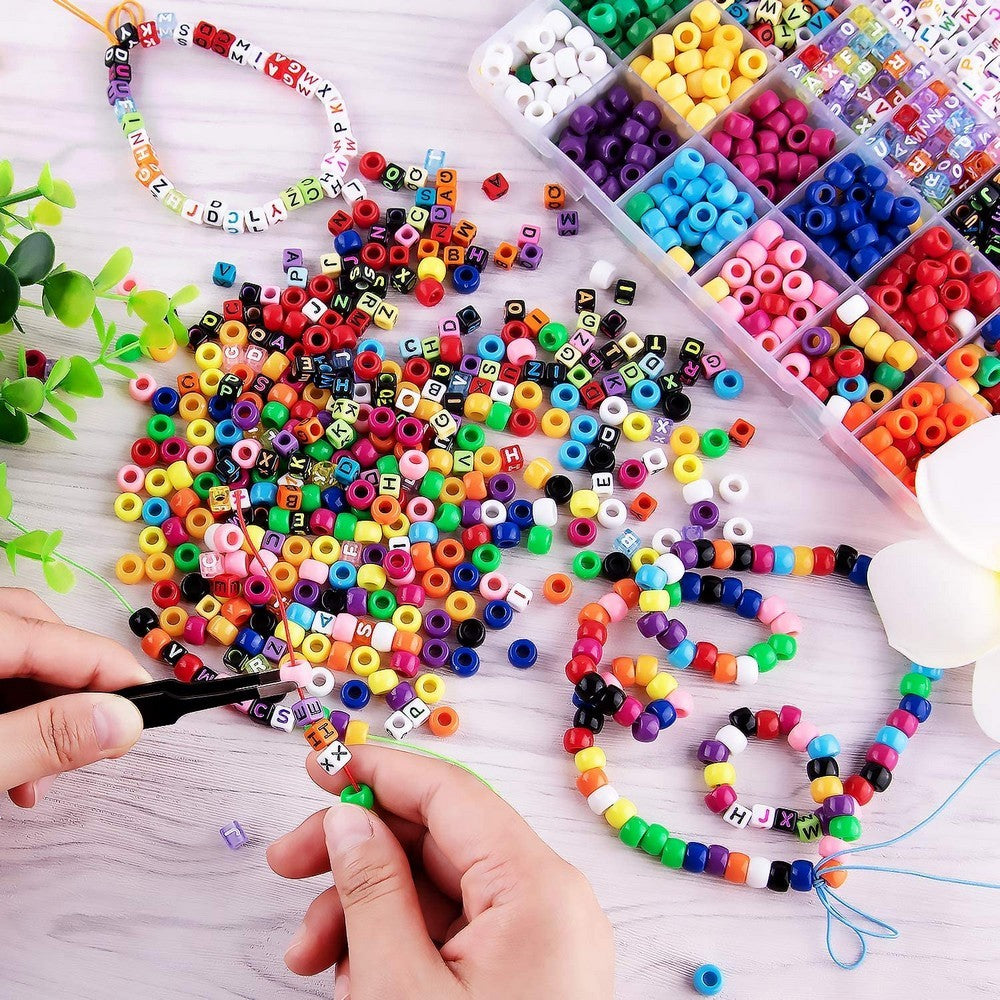 DIY Bracelet Making Kit Bracelet Making Beads Set DIY Bracelet Craft Handmade Craft Supplies Kids Toys