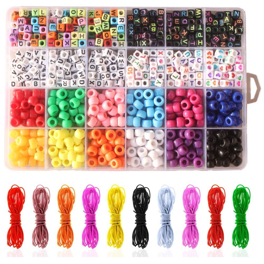 DIY Bracelet Making Kit Bracelet Making Beads Set DIY Bracelet Craft Handmade Craft Supplies Kids Toys