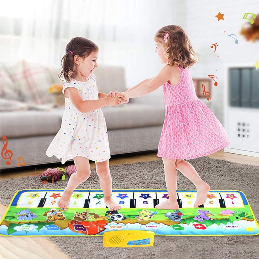 1 X Kids Musical Mat Kids Piano Keyboard Mat Early Education Touch Play Toy