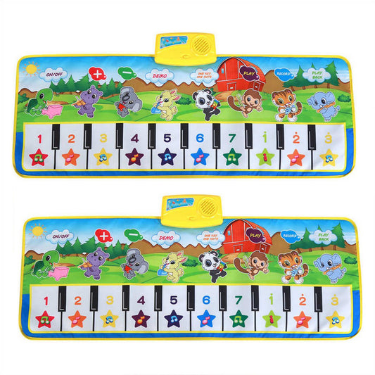 2 X Kids Musical Mats Kids Piano Keyboard Mats Early Education Touch Play Toys