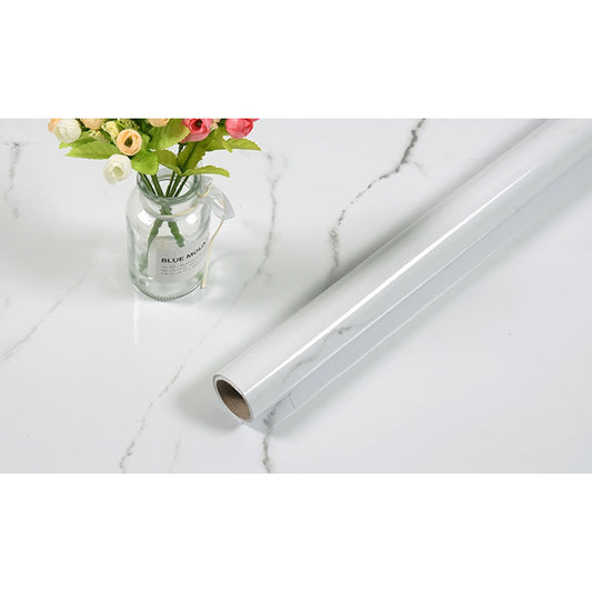 1 Roll 5M Kitchen Marble Effect Vinyl Film Wall Sticker Home Decor Style 2