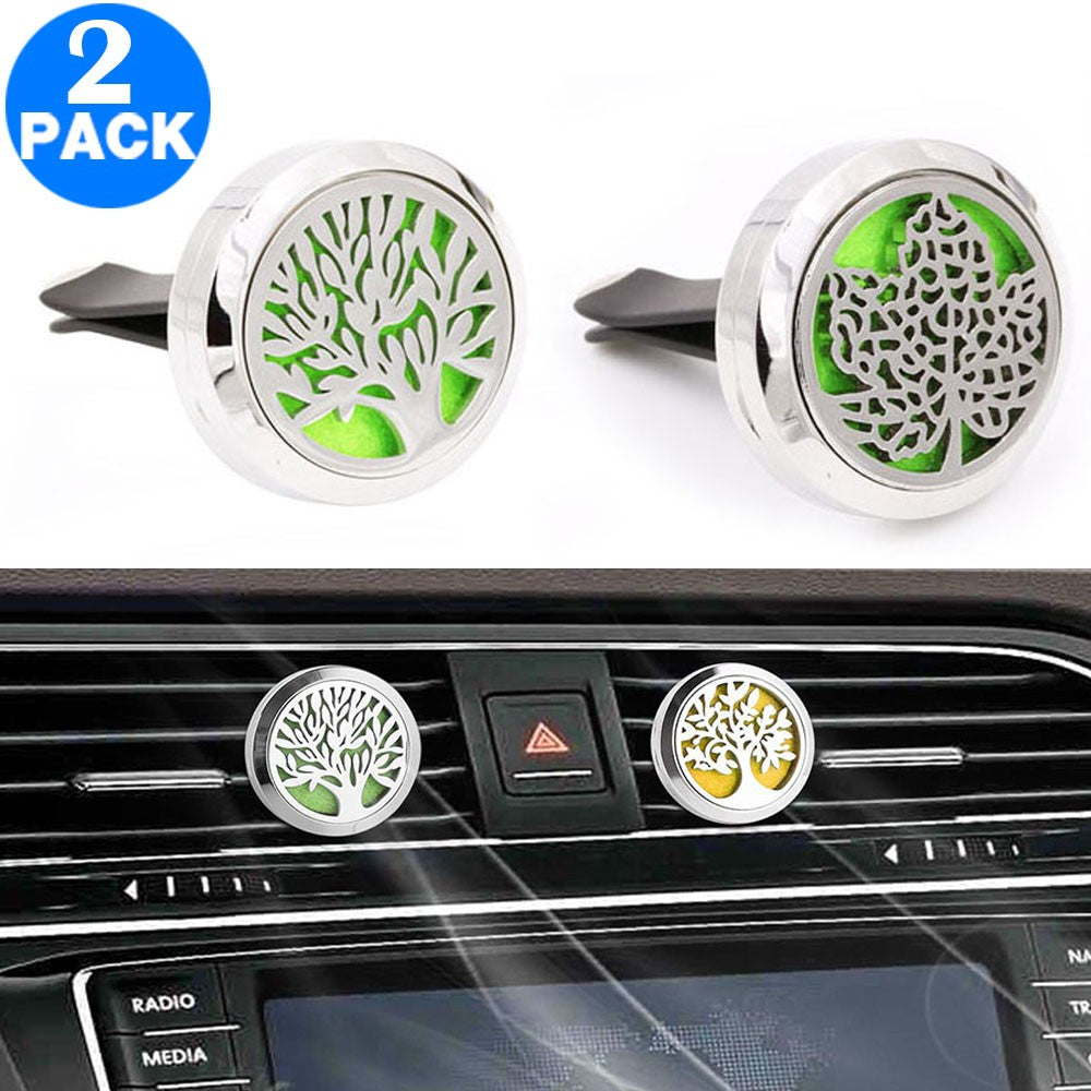 2X Car Accessories Car Vent Clip Air Freshener Essential Oil Diffusers