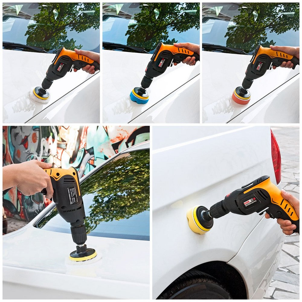 22Pcs Car Foam Drill Polishing Pad Kit