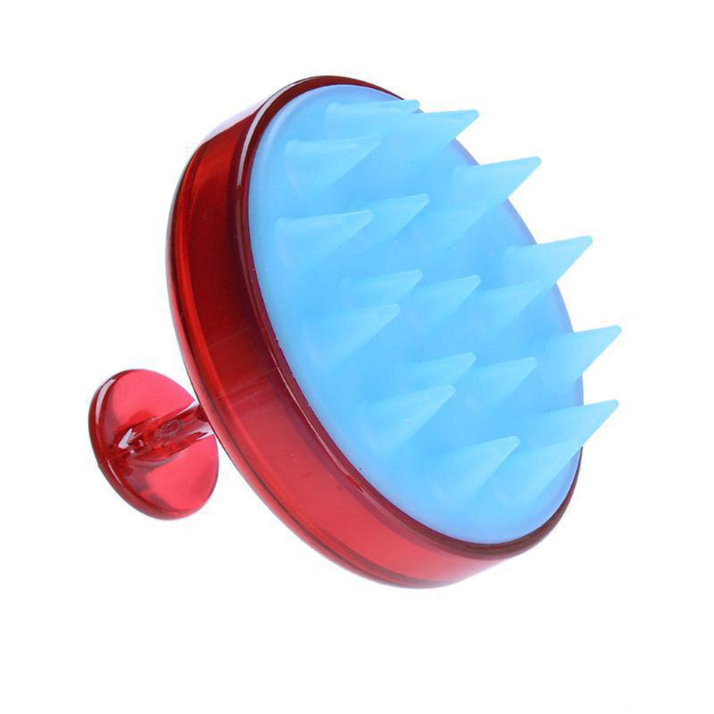 Unisex 3-in-1 Relaxing Shampoo Brush-Red