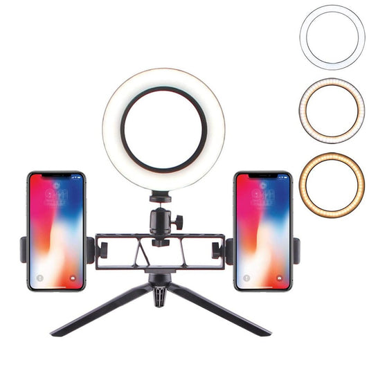 Adjustable Brightness LED Ring Light with Stand