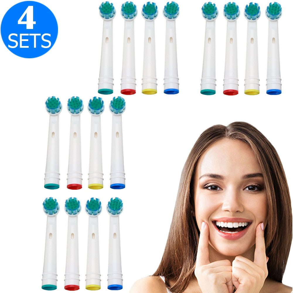 4 X 4PCS Toothbrush Replacement Heads Set Compatible with Oral-B EB28-P