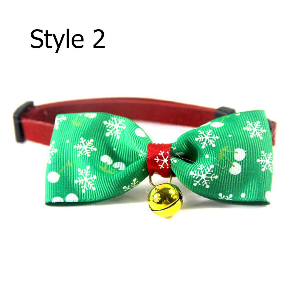 Xmas Pet Bow Tie Christmas Pet Bow Tie Style 1 Style 2