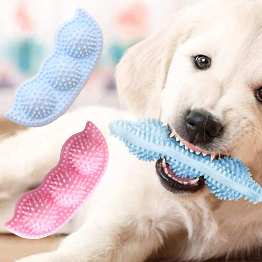 2pcs Toy Pet Teething Chew Toys-Blue and Pink