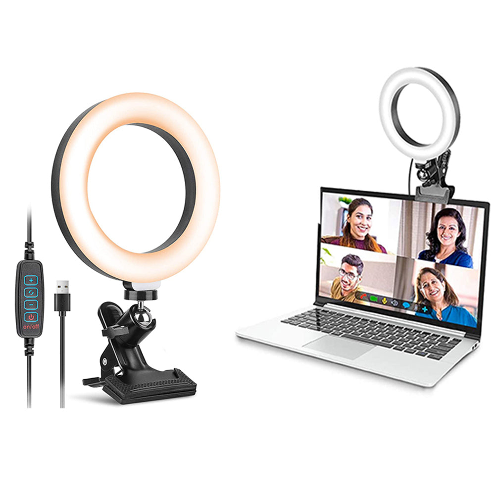 6 Inches Video Conference Lighting Ring Zoom Webcam Lighting