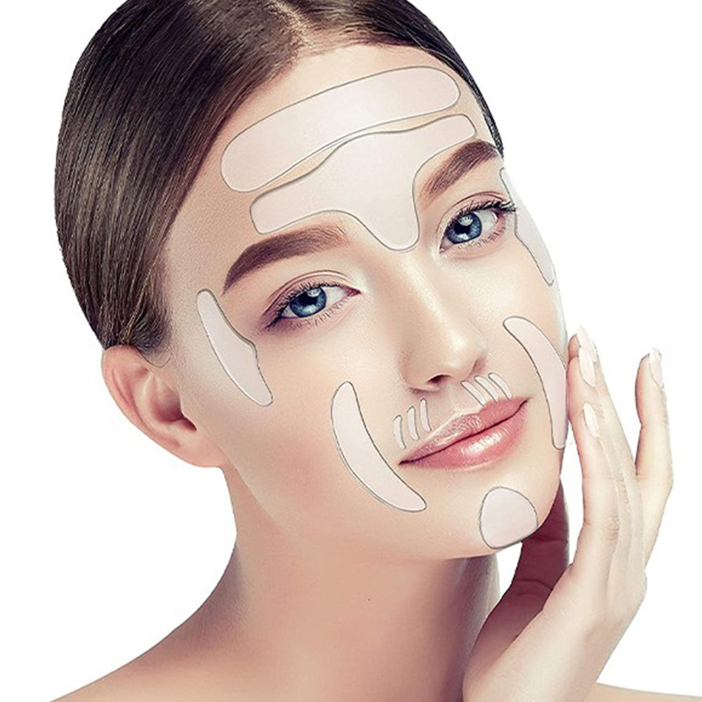 16Pcs Reusable Anti Wrinkle Silicone Face Pads Wrinkle Patches