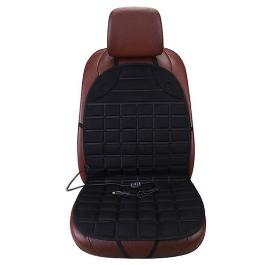 1X Heated Car Auto Seat Warmer Cushion Cover Black