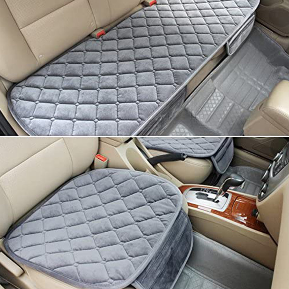 6Pcs Car Seat Cushions Winter Warm Car Seat Mats for Front Seats Rear Seat