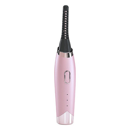 Electric Eyelash Curler Temperature Controlled Makeup Eyelash Curler Tool Pink