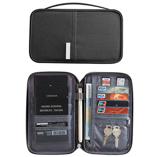 Travel Passport Holder Wallets Travel Accessories Travel Bag Passport Protection Black