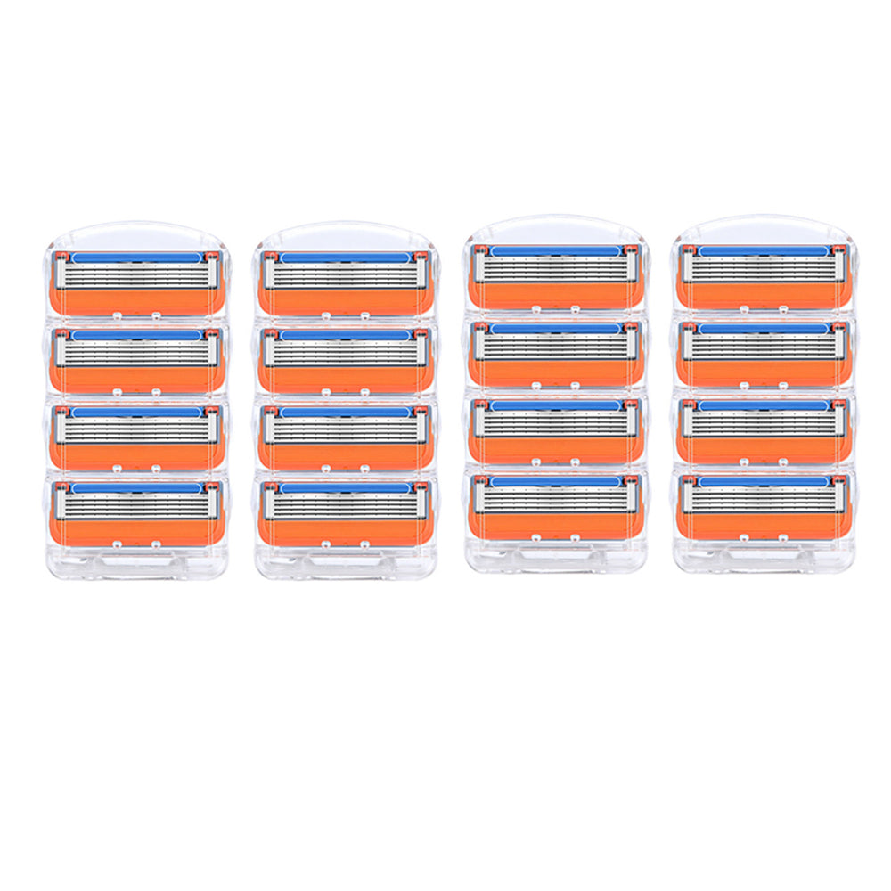 Non Brand 16Pcs 5 Layer Razor Blades Refills Compatible for Gillette Fusion5