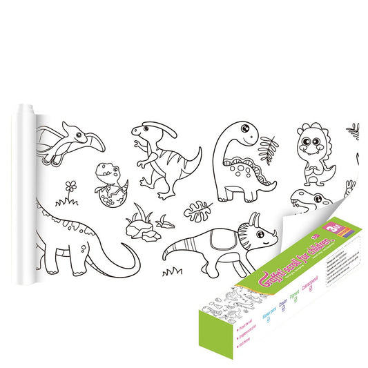 Kids Drawing Paper Roll DIY Graffiti Wallpaper Coloring Paper Painting Paper