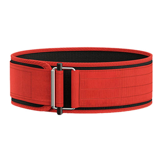 80cm Self Locking Weight Lifting Belt Fitness Support Belt Training Belt Red